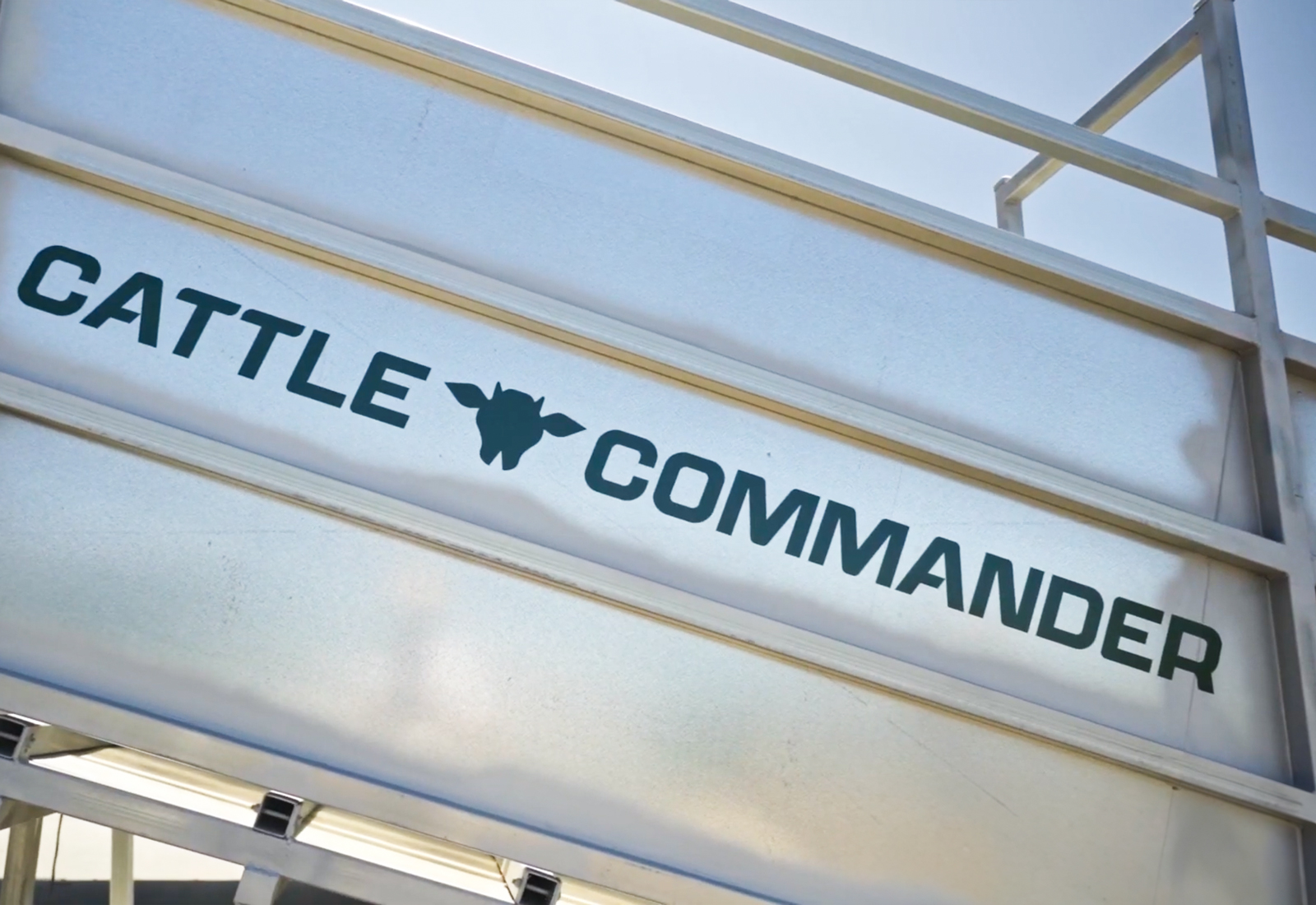 Commander vehicle signage showcasing the brand logo design and yellow green colour palette