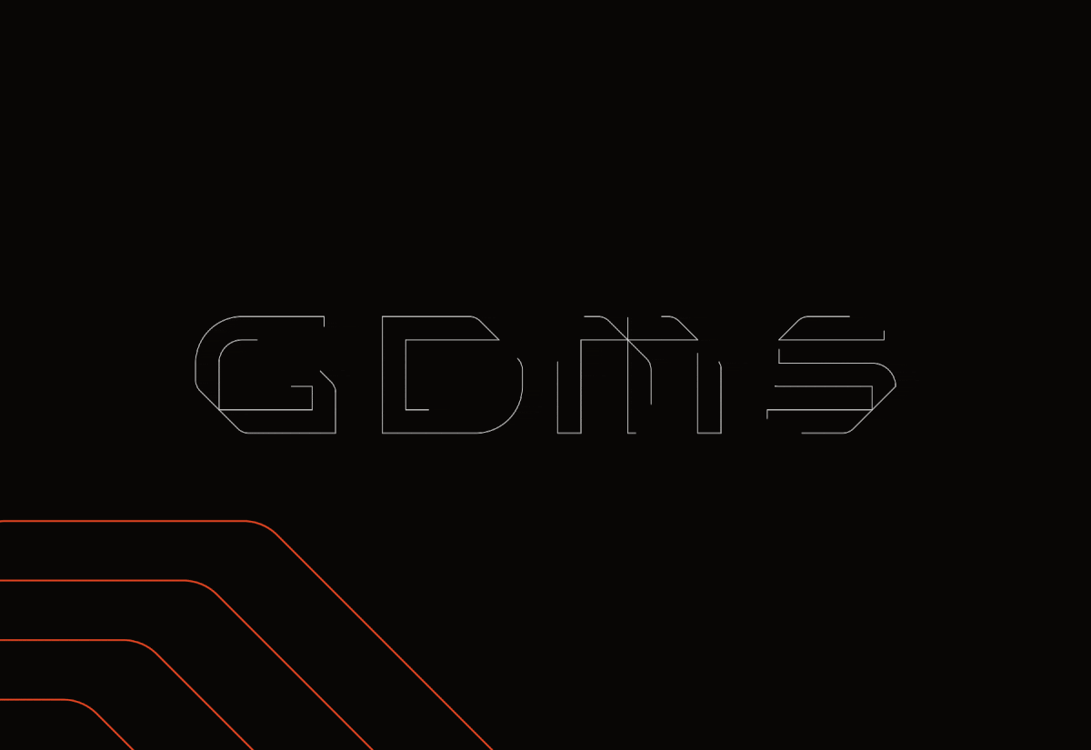 GDMS animated logo design