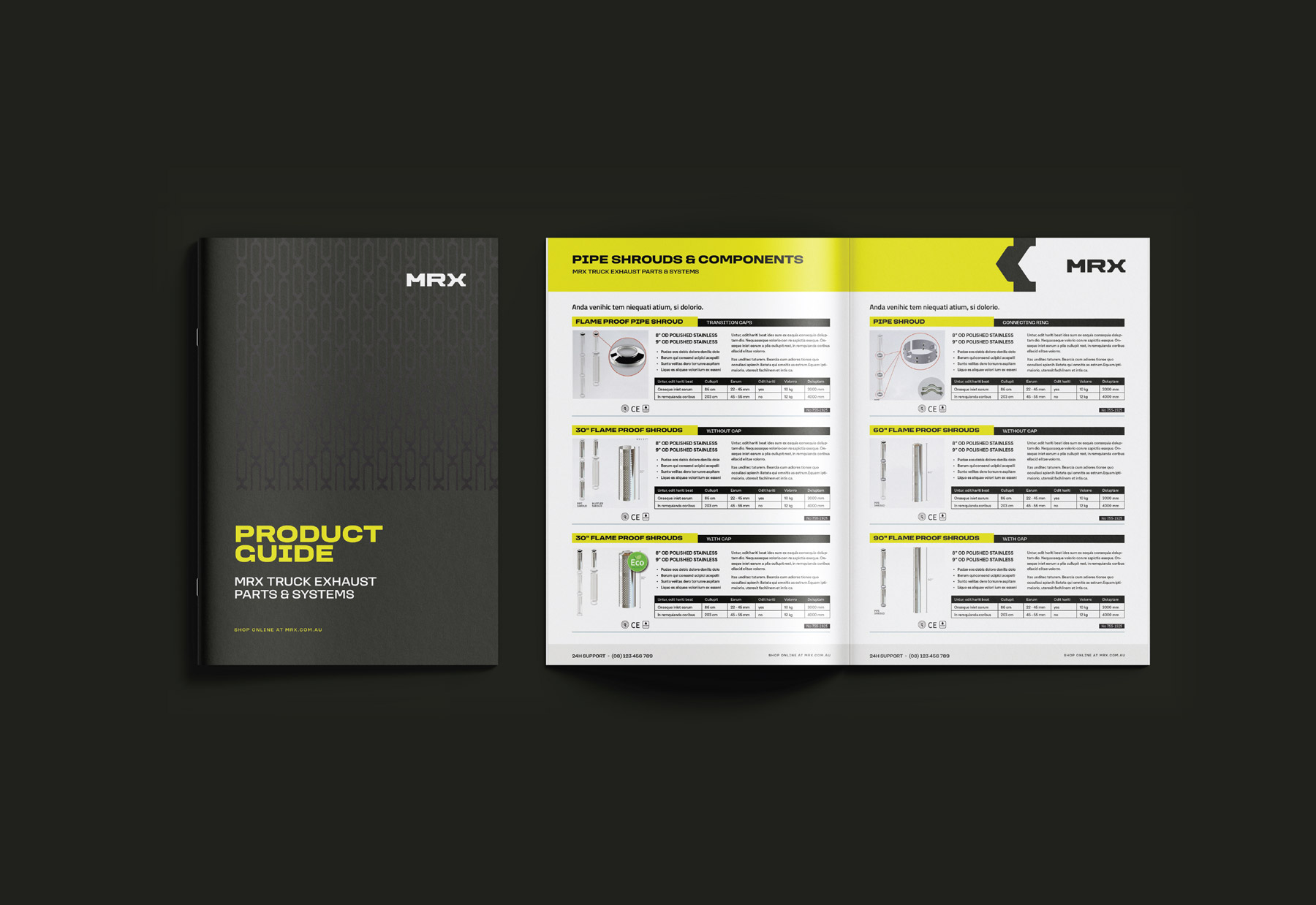 MRX branded capability brochure design