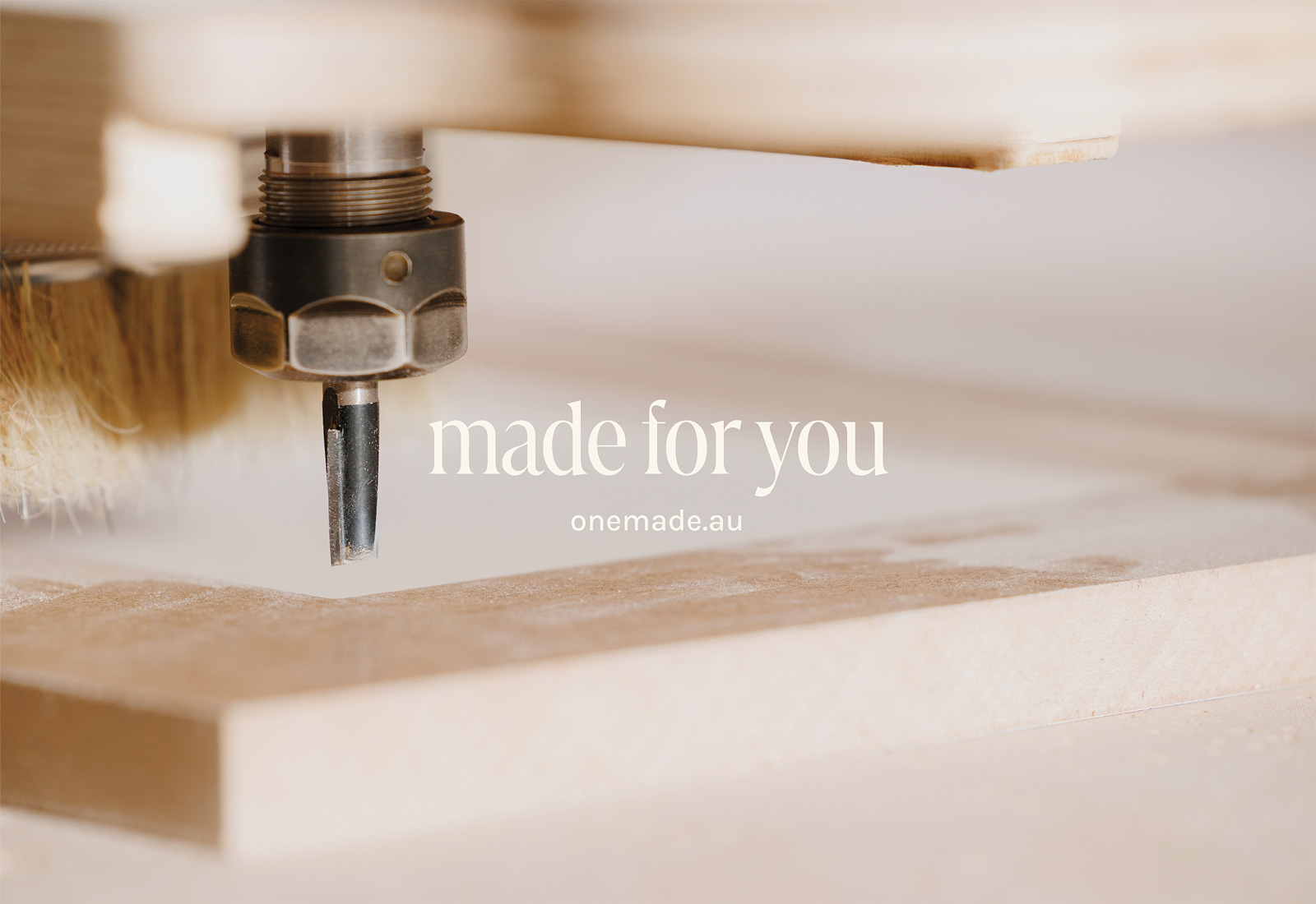 CNC Router cuts out custom cabinetry for Onemade a brand that specialises in custom cabinets